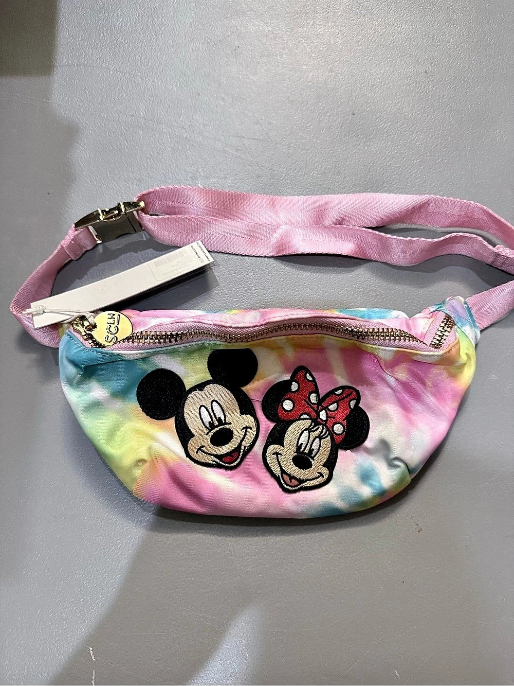 Stoney Clover Lane Tie Dye Classic Fanny with Mickey and Minnie